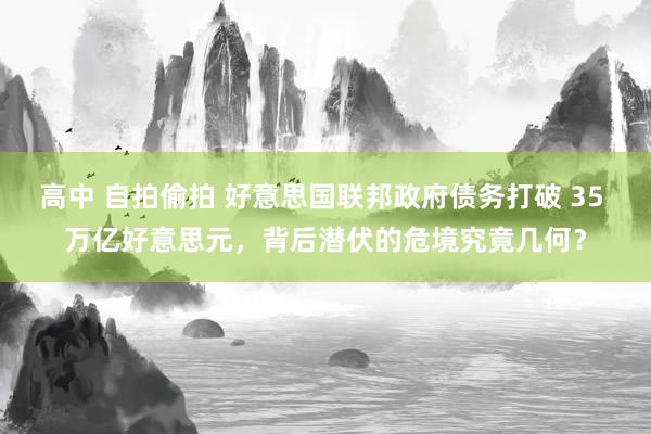 高中 自拍偷拍 好意思国联邦政府债务打破 35 万亿好意思元，背后潜伏的危境究竟几何？